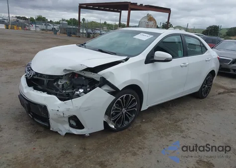 2016 Toyota Corolla S Premium from USA, damaged, VIN 5YFBURHE2GP491365